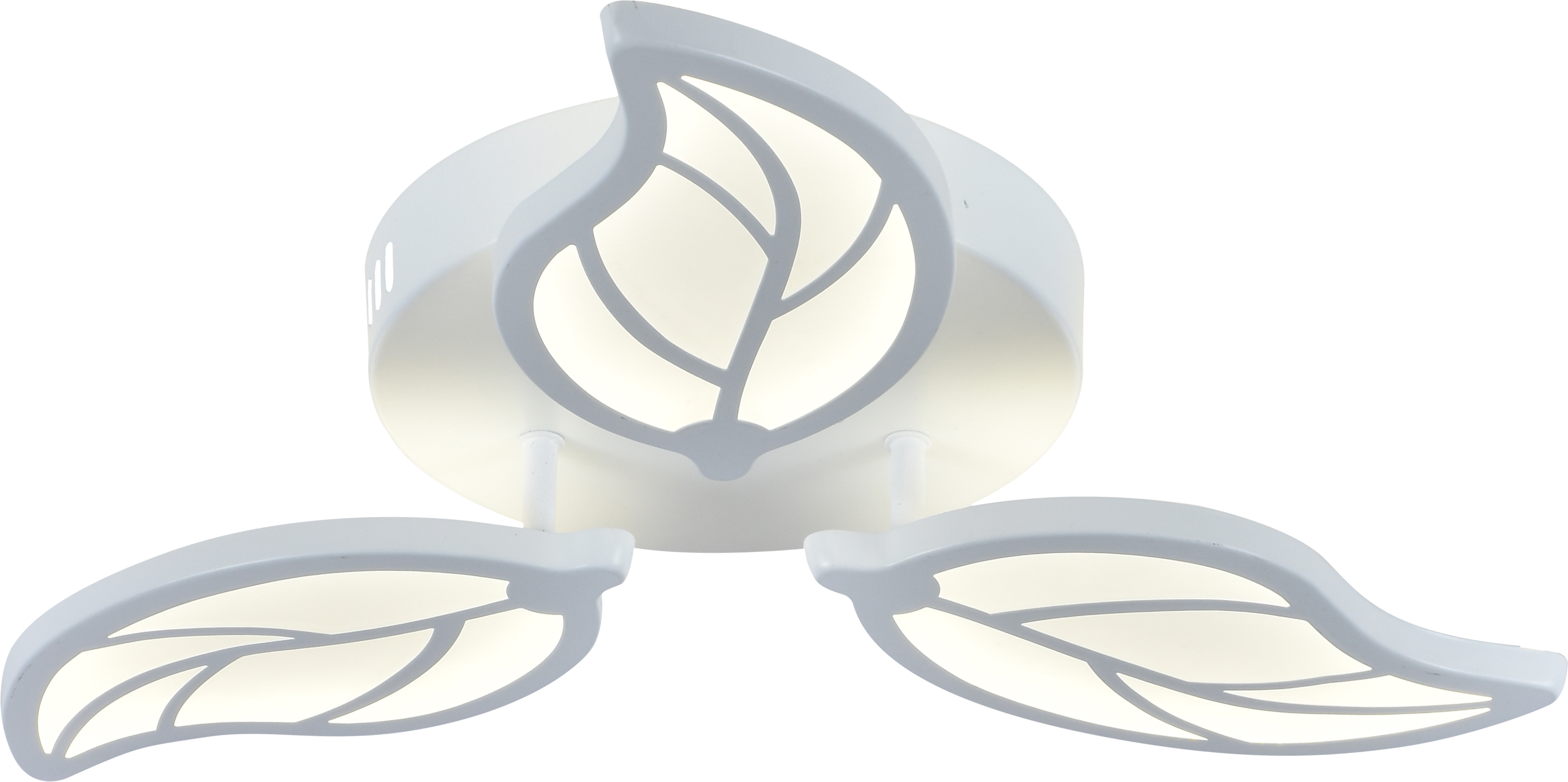 Изображение товара Светильник потолочный светодиодный ESCADA с пультом управления 18 м² теплый белый свет цвет белый