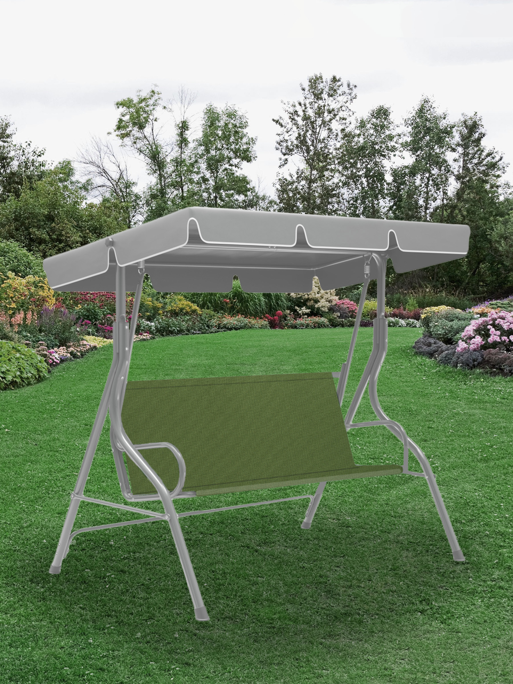 Изображение товара Сиденье для садовых качелей Tplus 1300x450/440 мм оксфорд 600