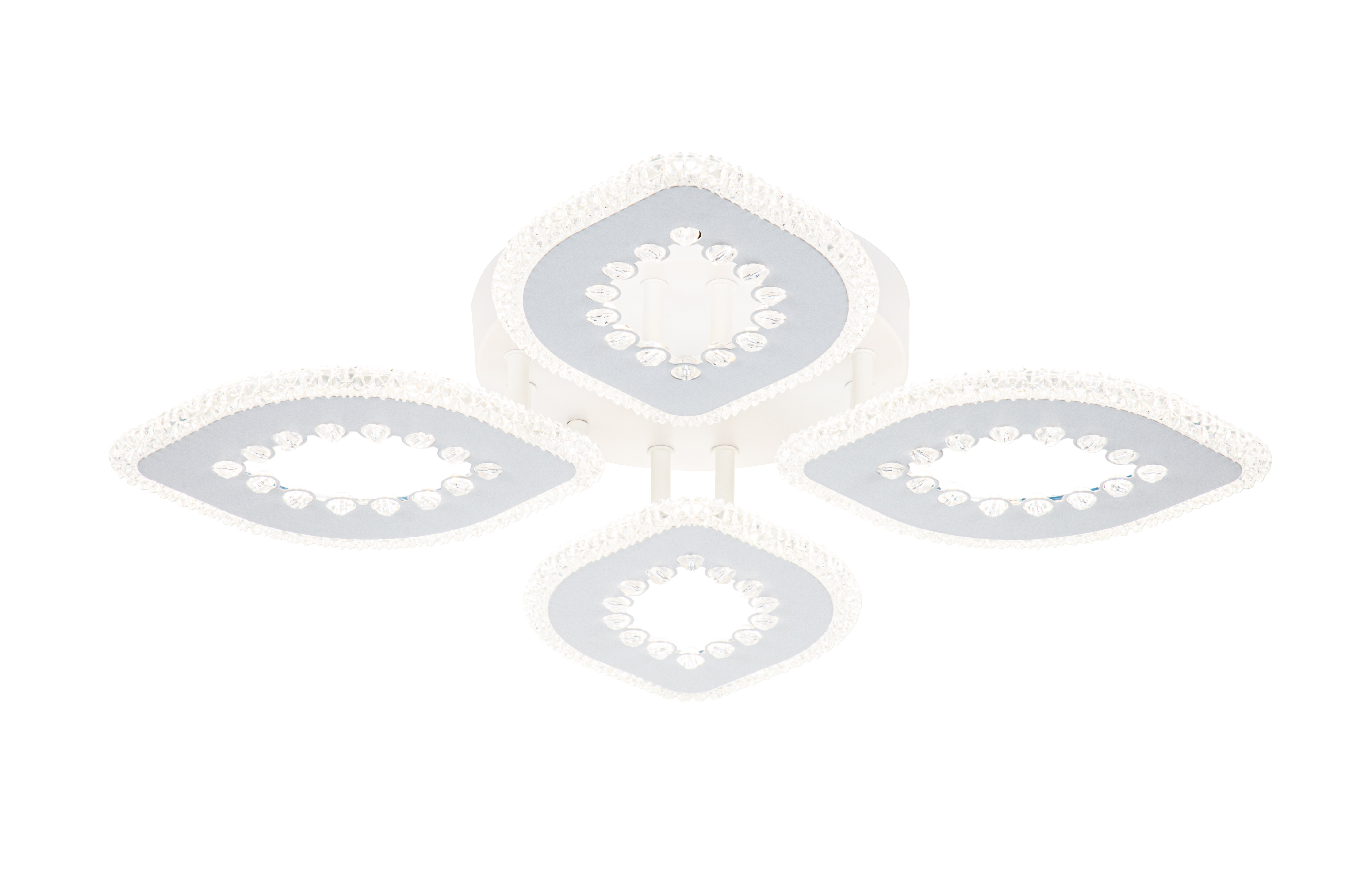 Изображение товара Люстра потолочная светодиодная Escada Dew с пультом управления 24 м² регулируемый белый свет цвет белый