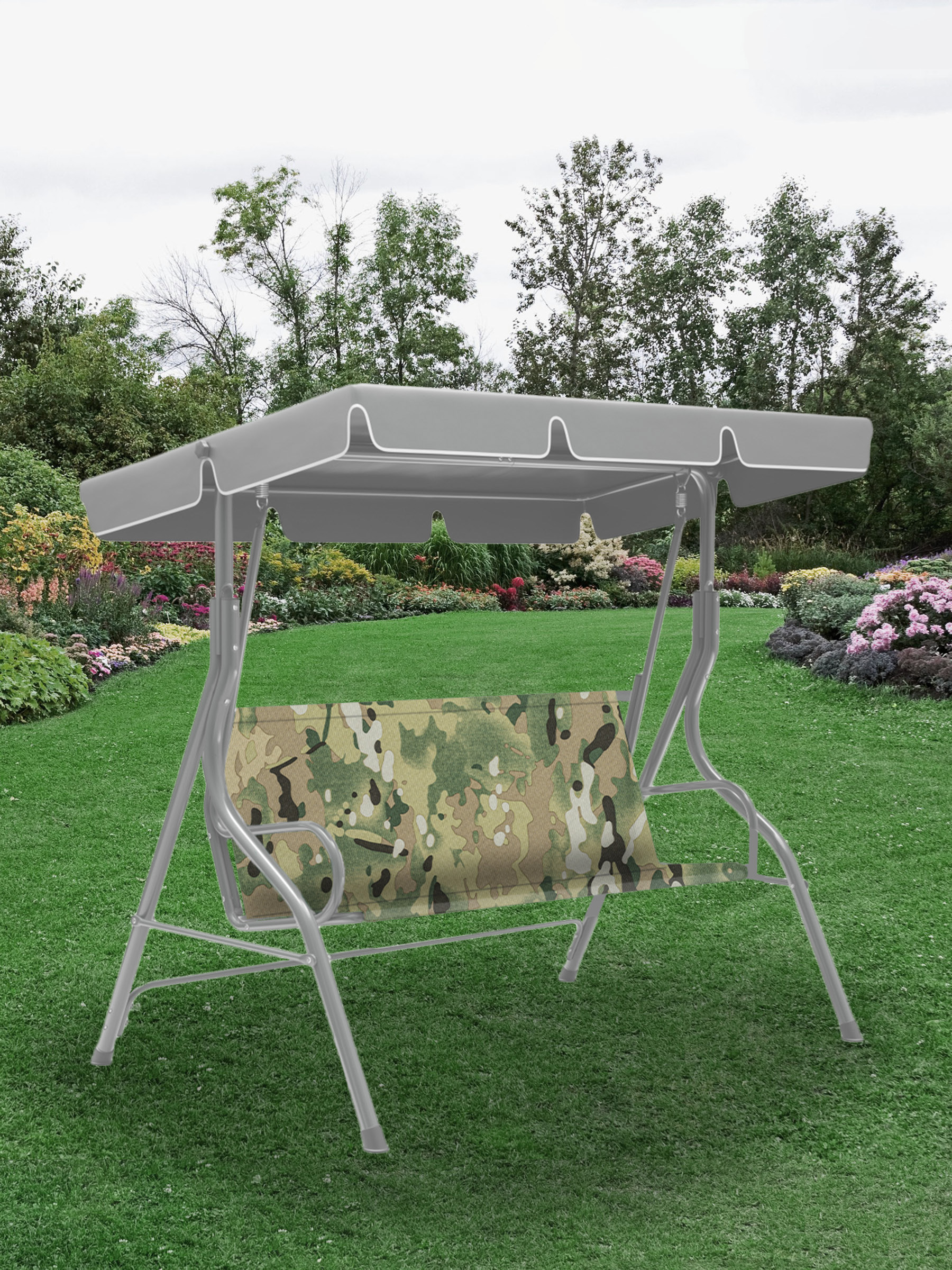 Изображение товара Сиденье для садовых качелей Tplus 1300 x 500/500 см. оксфорд 600 multicam