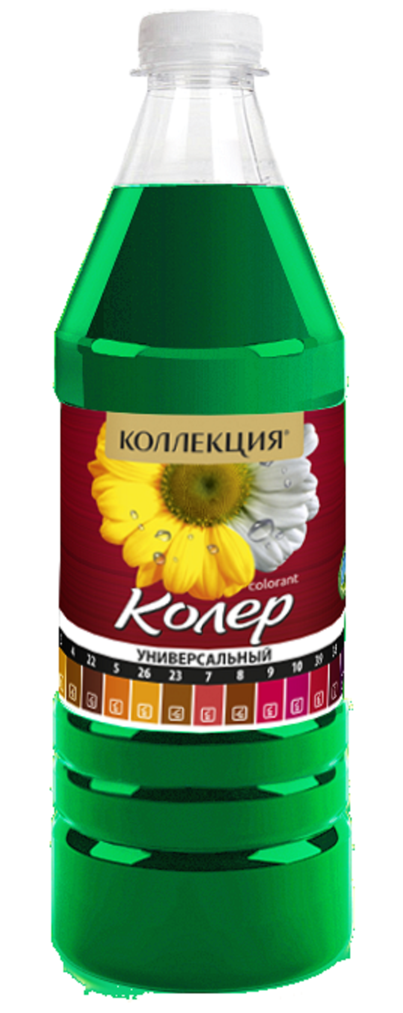 Изображение товара Колеровочная паста КОЛЛЕКЦИЯ Зеленая для водно-дисперсионных красок