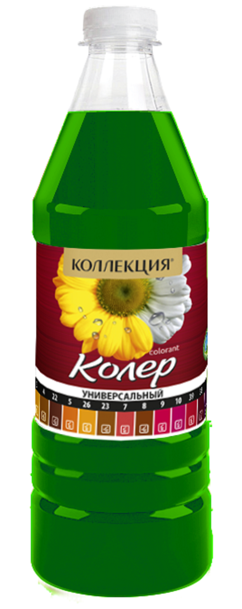 Изображение товара Краситель Коллекция 0441152475 1 л цвет ярко-зеленый Изображение товара Краситель Коллекция 0441152475 1 л цвет ярко-зеленый
