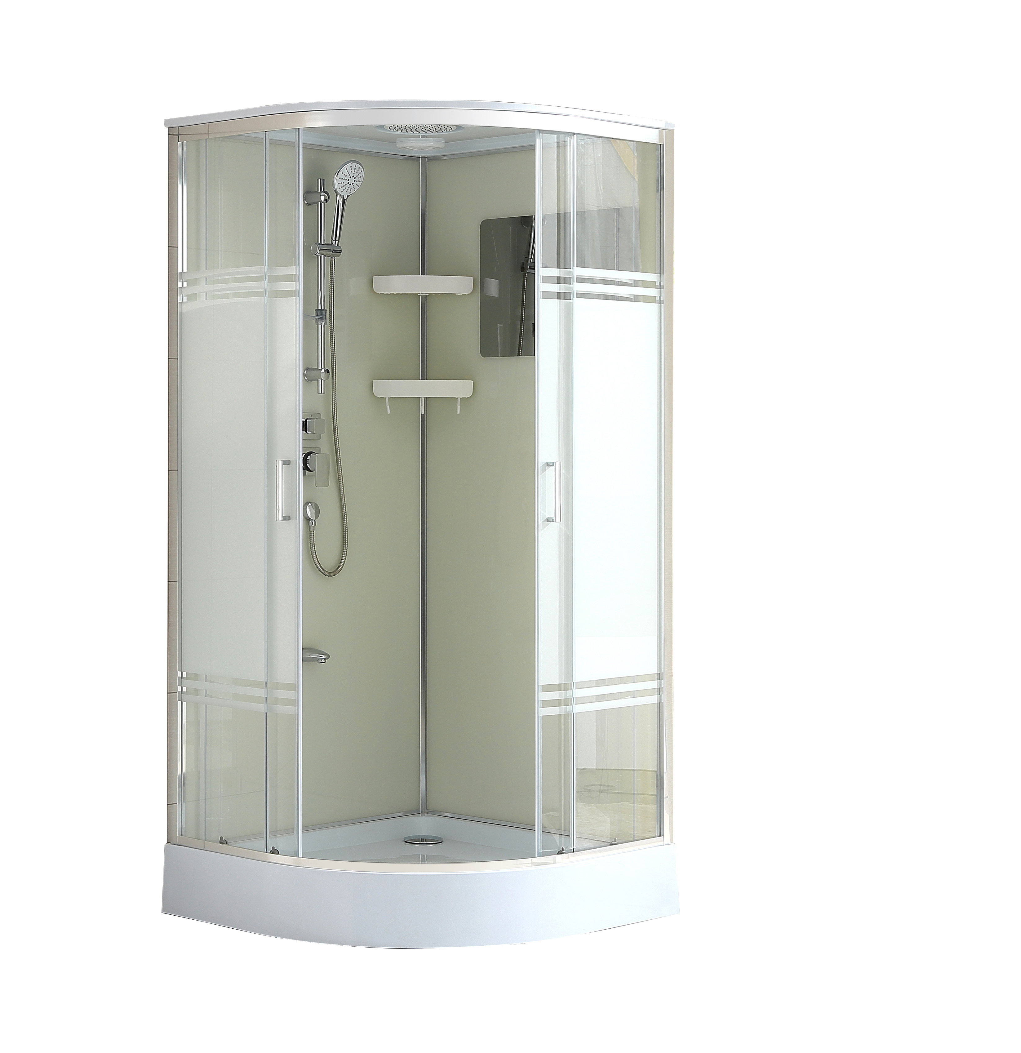 Изображение товара Душевая кабина Sensea Aurora низкий поддон 80x80 см