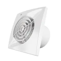 Изображение товара Вытяжной вентилятор Leptonika Шале D100 мм 25 дБ 97 м3/ч обратный клапан цвет белый