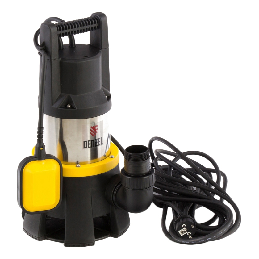Изображение товара Denzel DP1400X Насос погружной дренажный для грязной воды 25000 л ч 11 м 1400 Вт