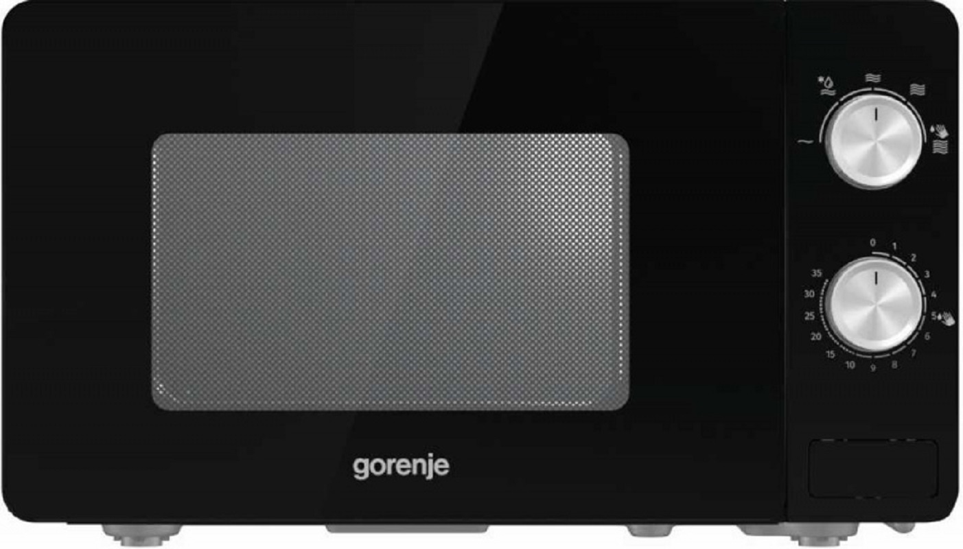 Изображение товара Отдельностоящая микроволновая печь Gorenje MO20E1B 20 л черный