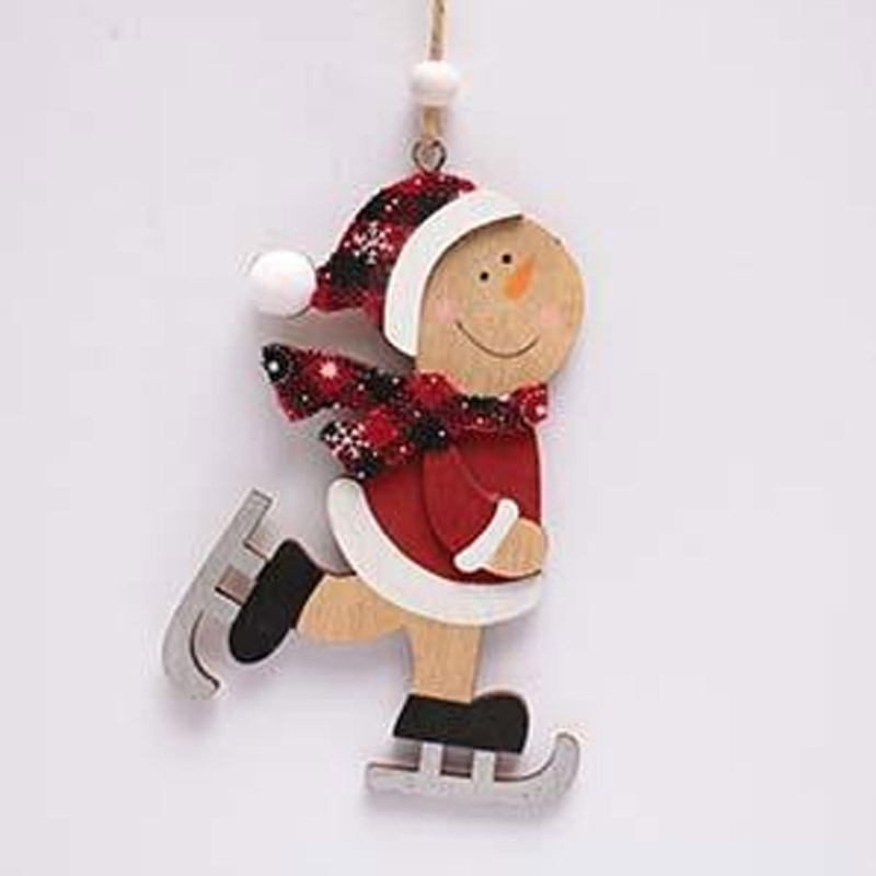 Изображение товара Украшение декоративное Снеговик на коньках SYMZPB-4423203 13x1x14.5 см