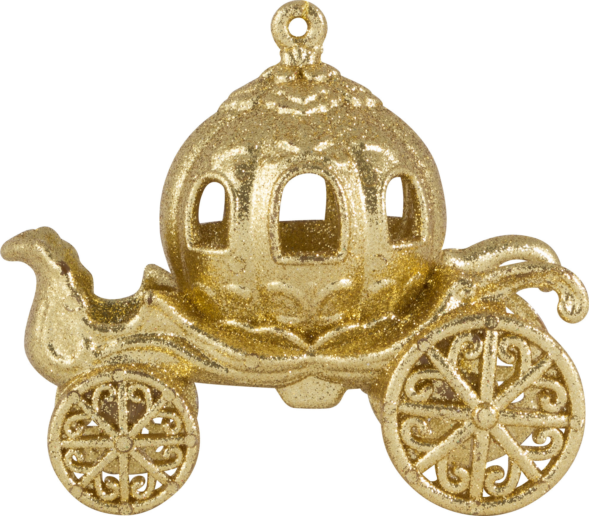 Изображение товара Украшение подвесное Волшебная карета 9x8x13 см для новогоднего декора