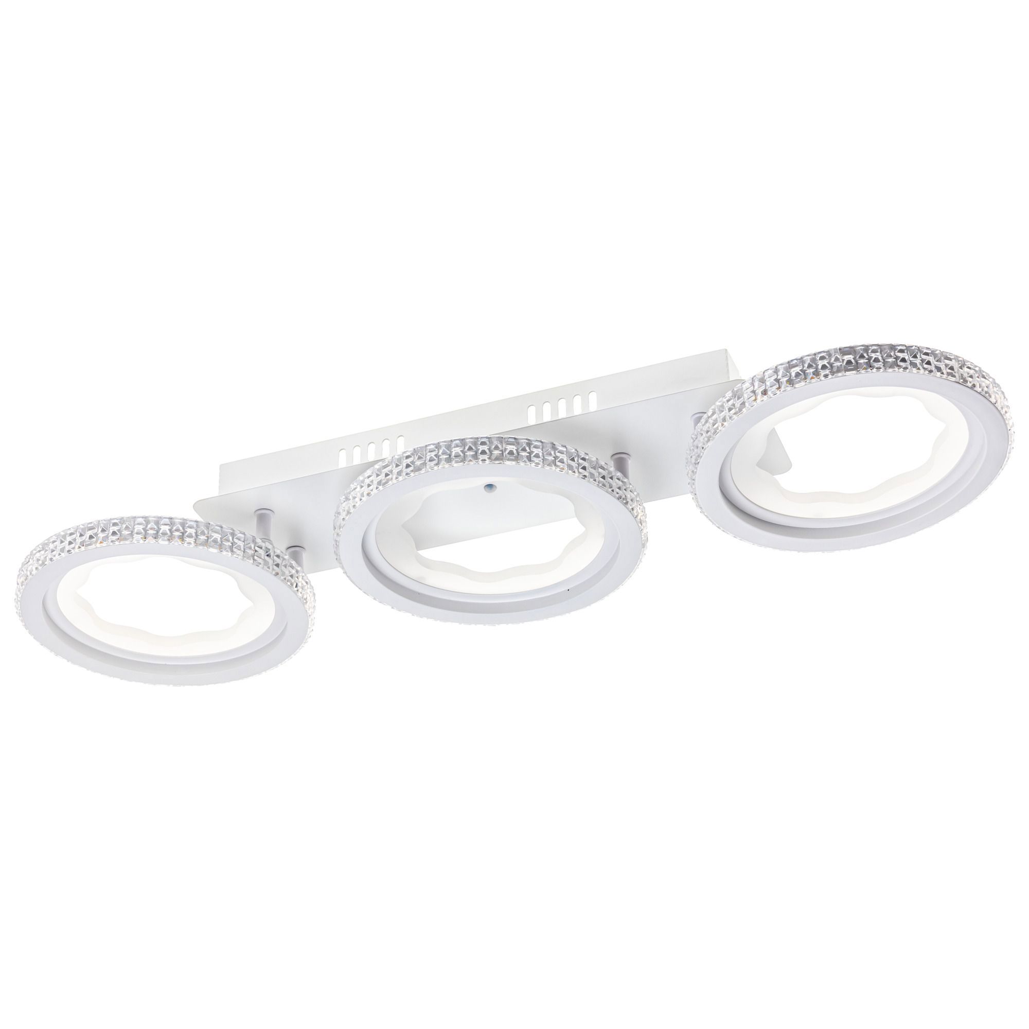 Изображение товара Люстра потолочная светодиодная Ritter Lucido 51644 с пультом управления 26 м² регулируемый белый свет цвет белый