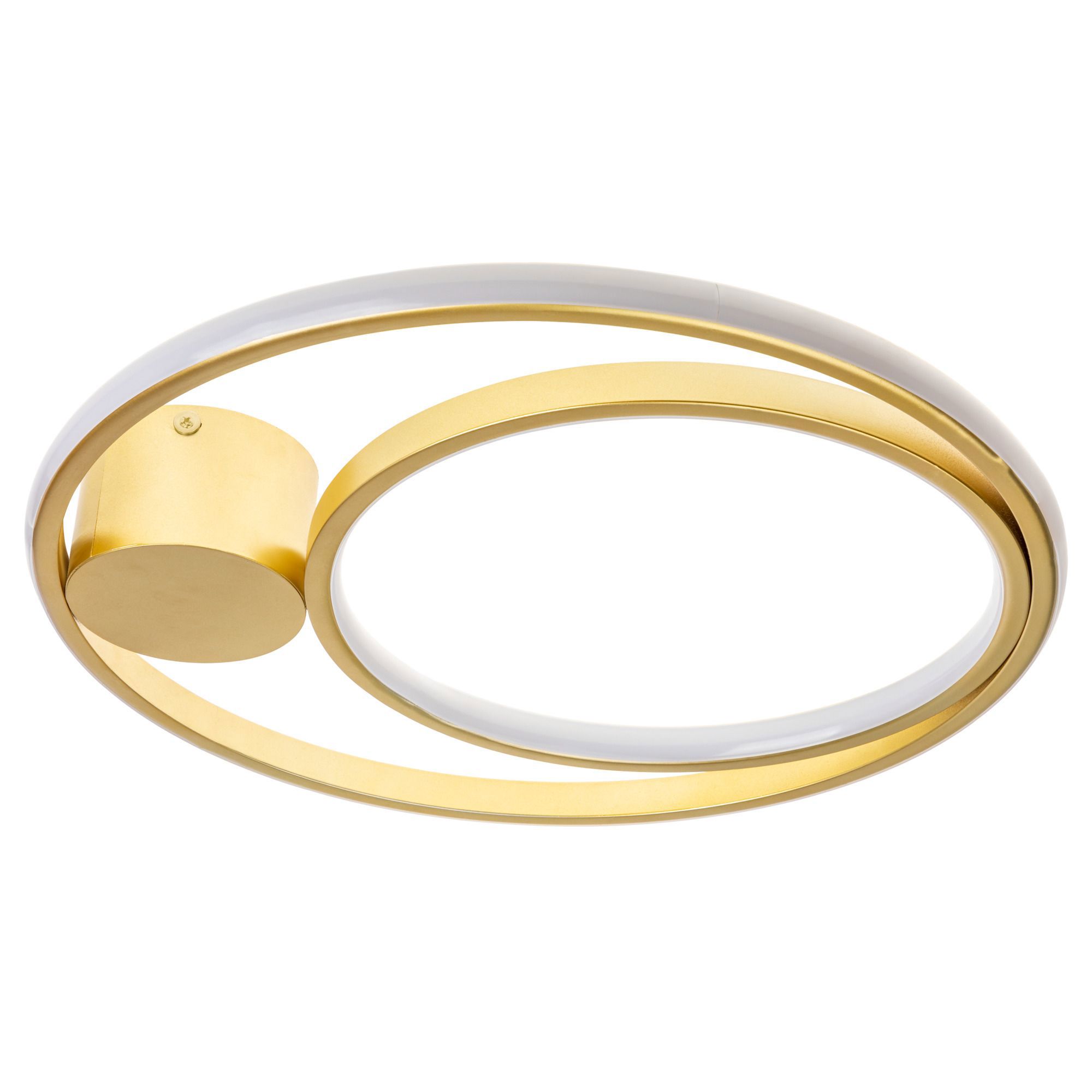 Изображение товара Люстра потолочная светодиодная Ritter Snello 51625 9 с пультом управления 29 м² регулируемый белый свет цвет золотистый