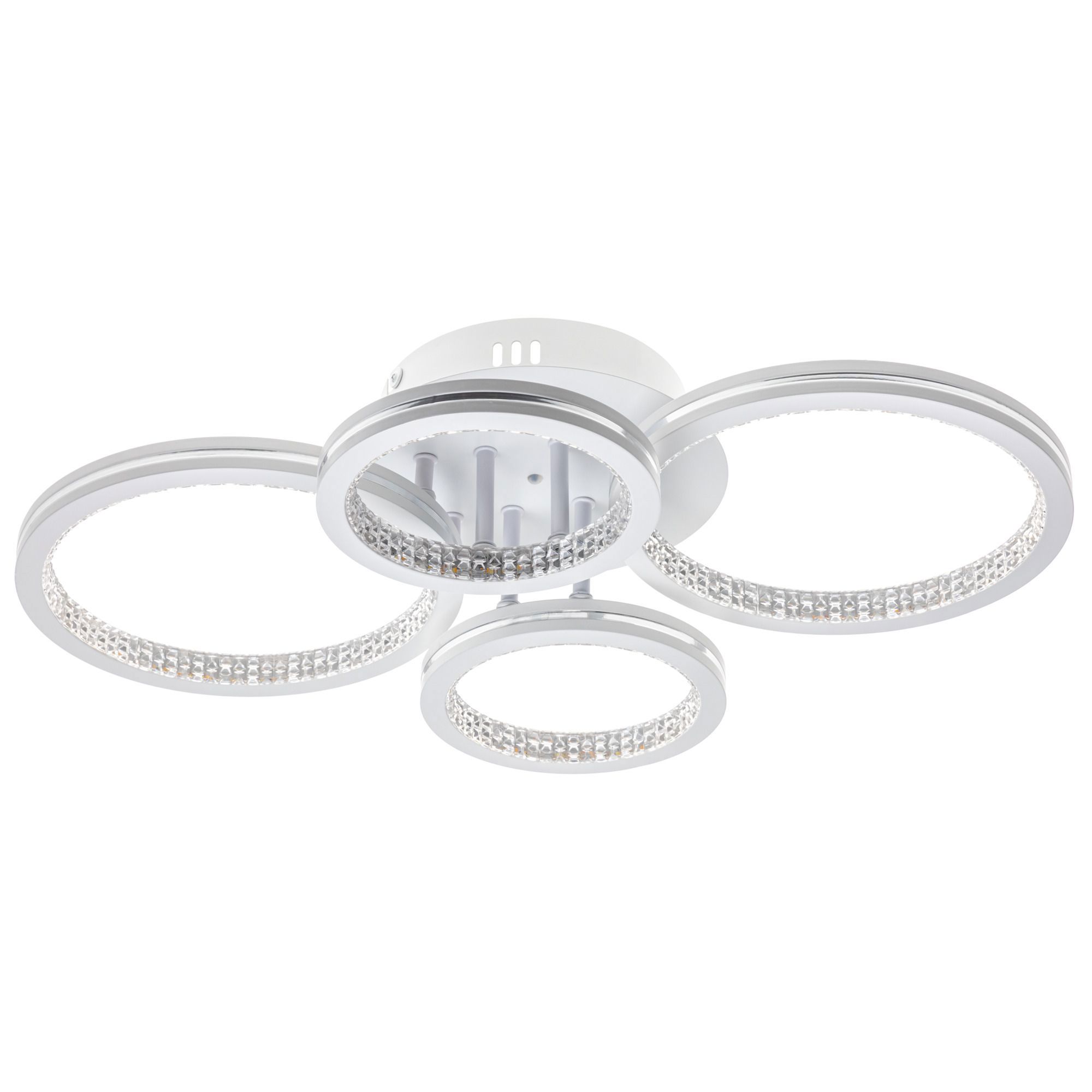 Изображение товара Люстра потолочная светодиодная Ritter Lucido 51647 с пультом управления 24 м² регулируемый белый свет цвет белый