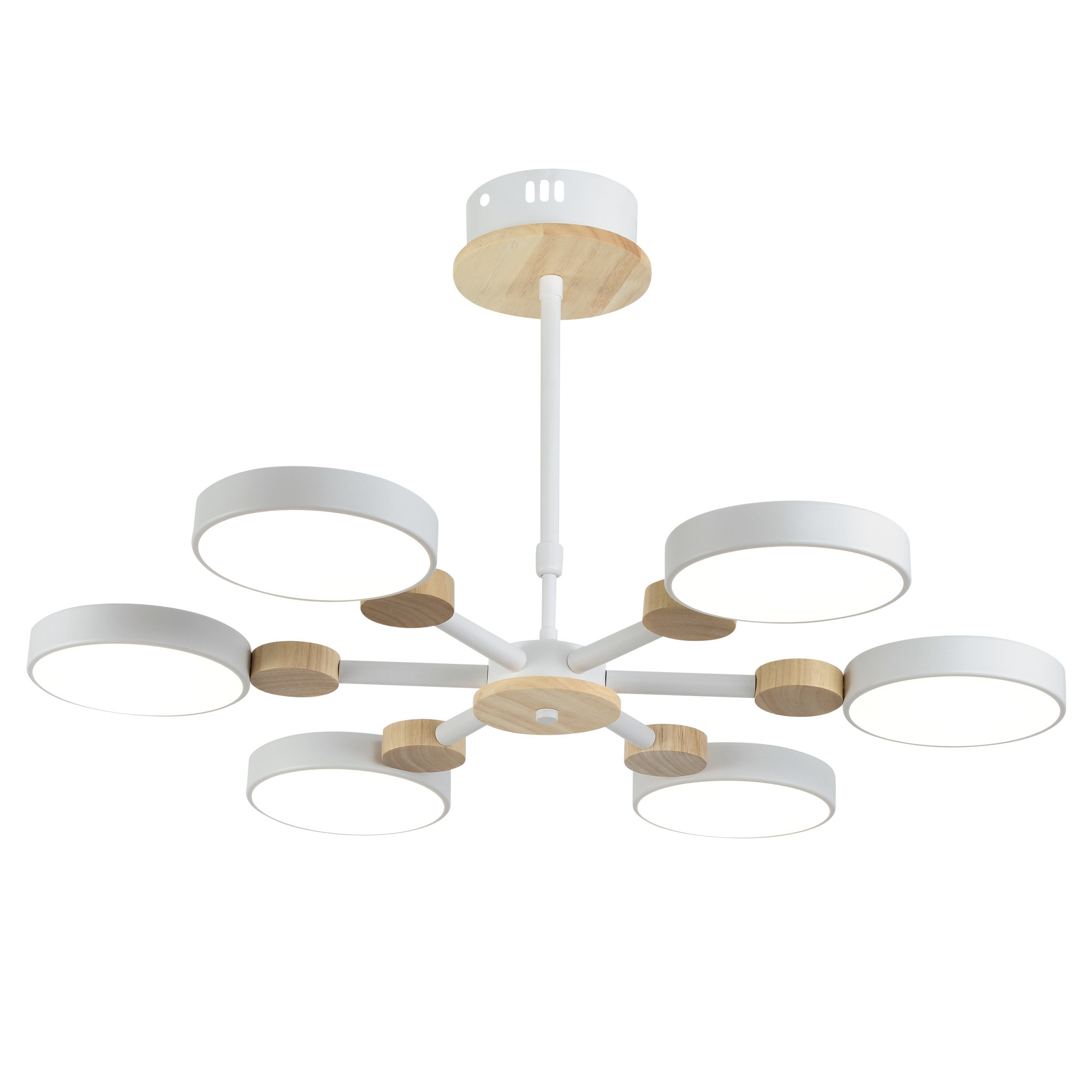 Изображение товара Светодиодная люстра Ritter Scandia 51656 белая с пультом регулировка яркости