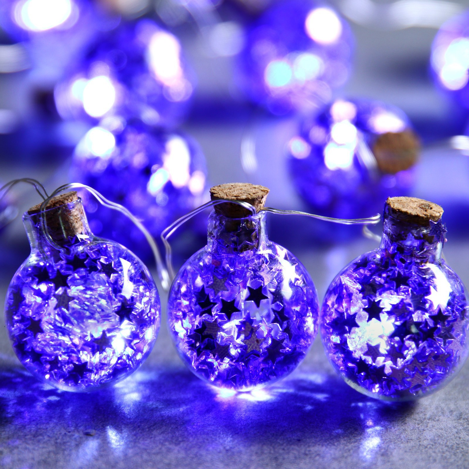 Изображение товара Электрогирлянда комнатная Luazon lighting 7690111 1.6м 15 LED белое свечение