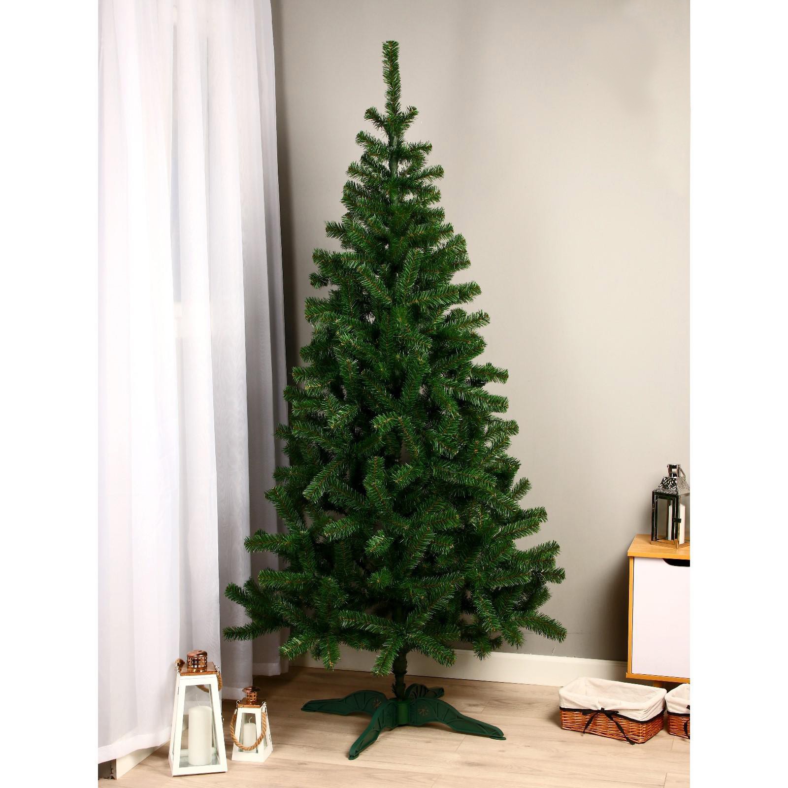 Изображение товара Ель новогодняя искусственная Зимнее волшебство 220 см с металлическим каркасом