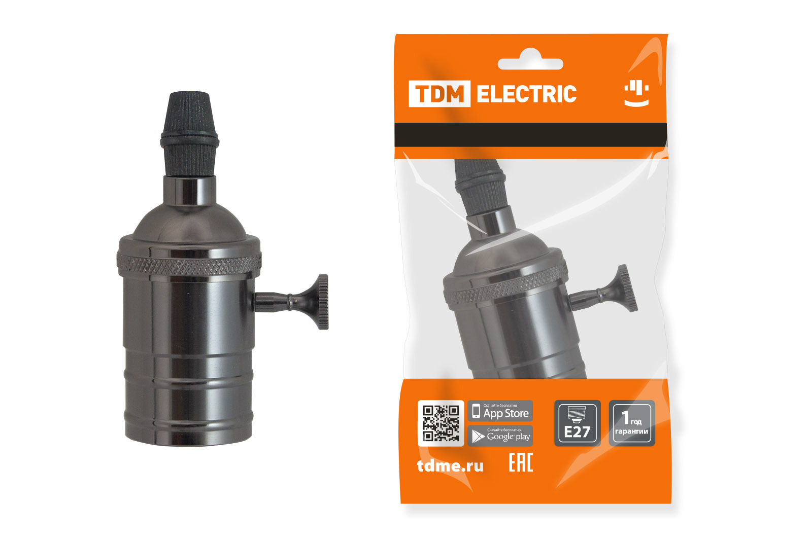 Изображение товара Освещение Tdm electric пластик Sq0335-0067 E27 цвет черный