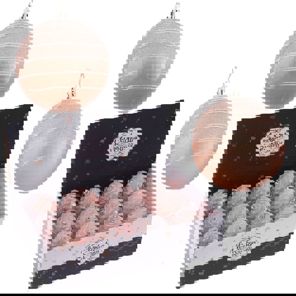 Изображение товара Елочный шар 753323 8 см ПВХ розовый