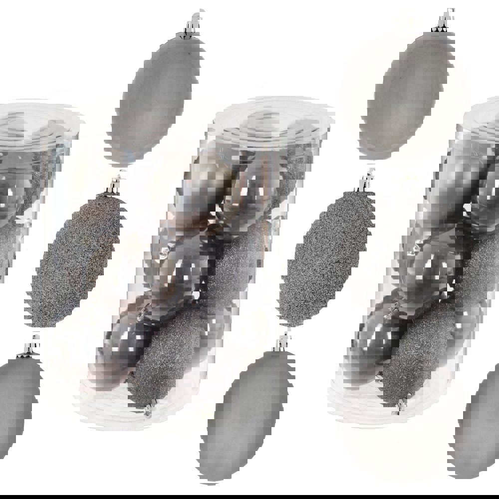 Изображение товара Елочный шар 763879 9 см ПВХ серебро