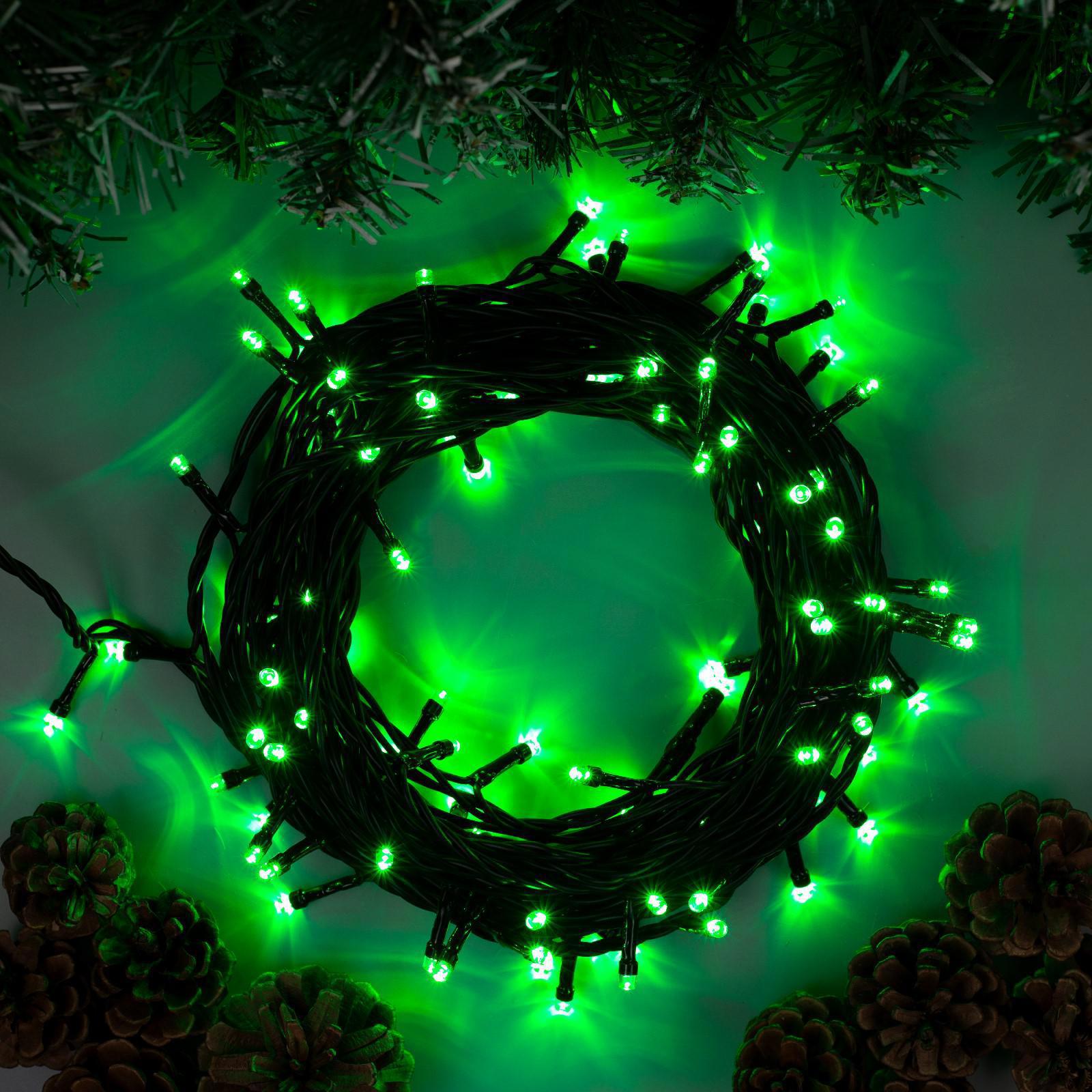 Изображение товара Электрогирлянда наружная светодиодная Luazon Lighting 10 м 100 ламп IP44