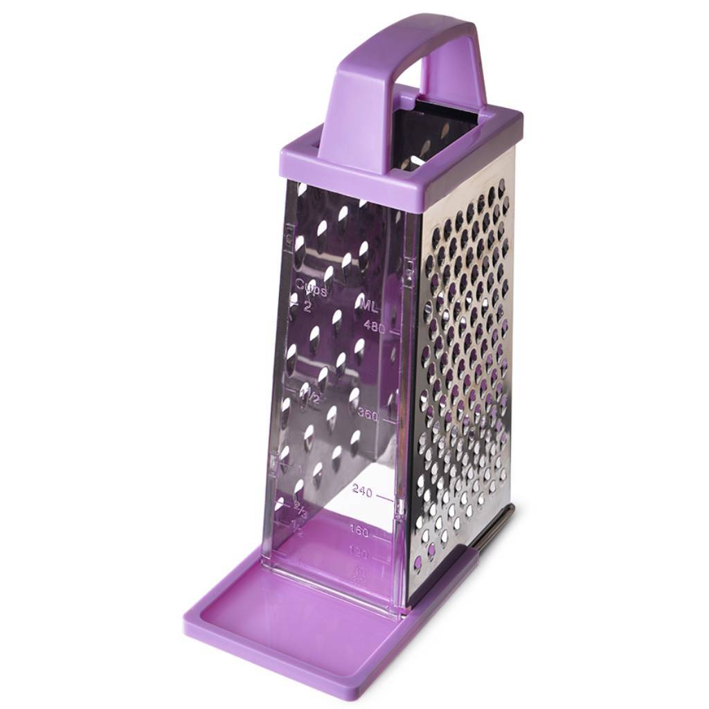 Изображение товара Терка Fissman 8608 четырехсторонняя из нержавеющей стали 20,5 см, серебристая