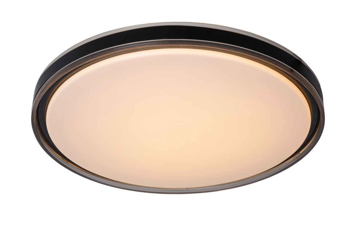 Изображение товара Настенно-потолочный светодиодный светильник Lucide 79183_36_65 36Вт 2.4м² теплый белый черный