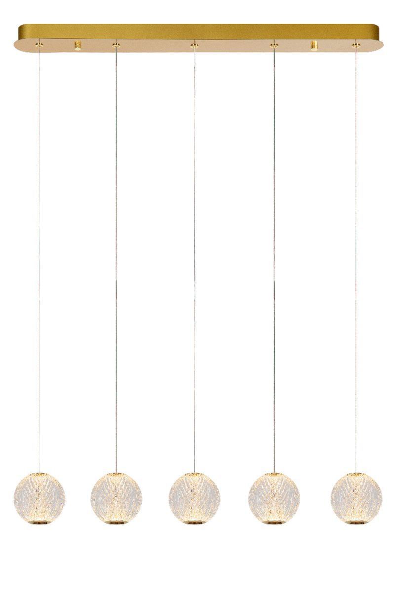 Изображение товара Подвесной светодиодный светильник Lucide 13499_21_60 с золотой арматурой теплый белый свет