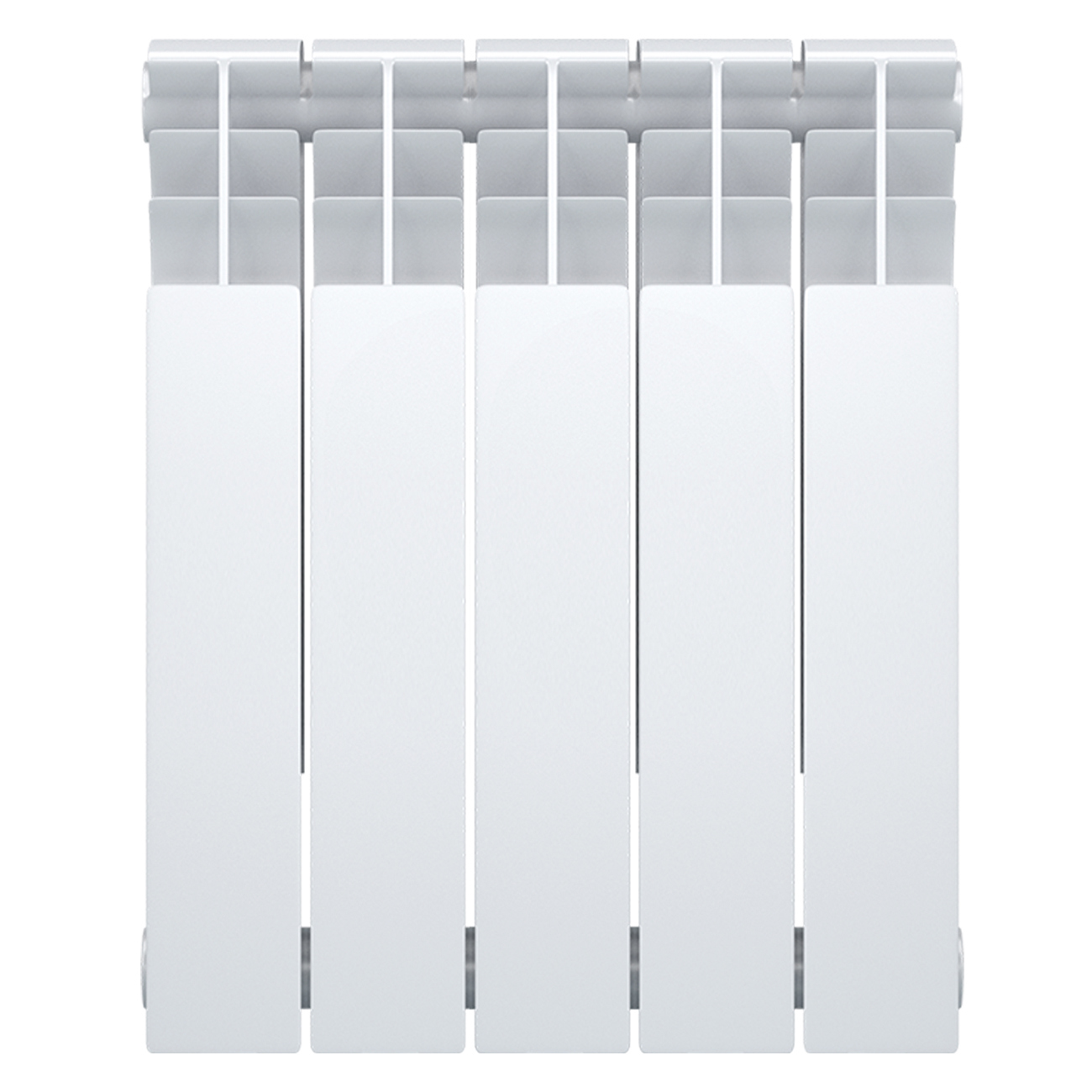 Изображение товара Радиатор секционный Oasis Bimetal 500/80 5 секций боковое подключение