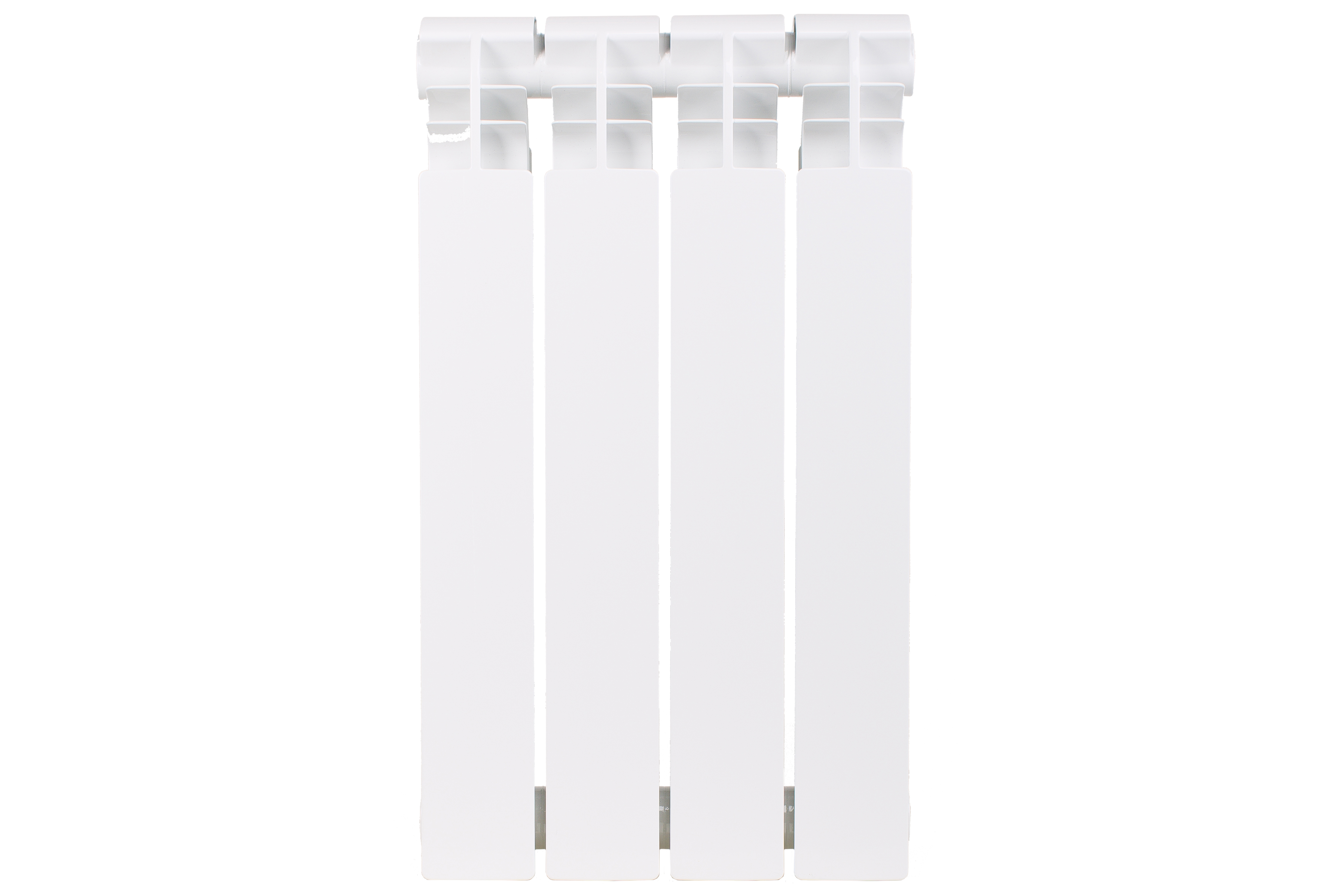 Изображение товара Радиатор секционный Тепломир Bimetal 500/100 4 секции боковое подключение белый