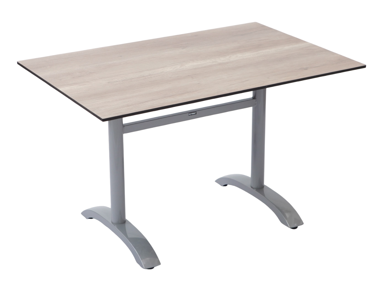 Изображение товара Складной садовый стол Konway Clark 120 см коричневый