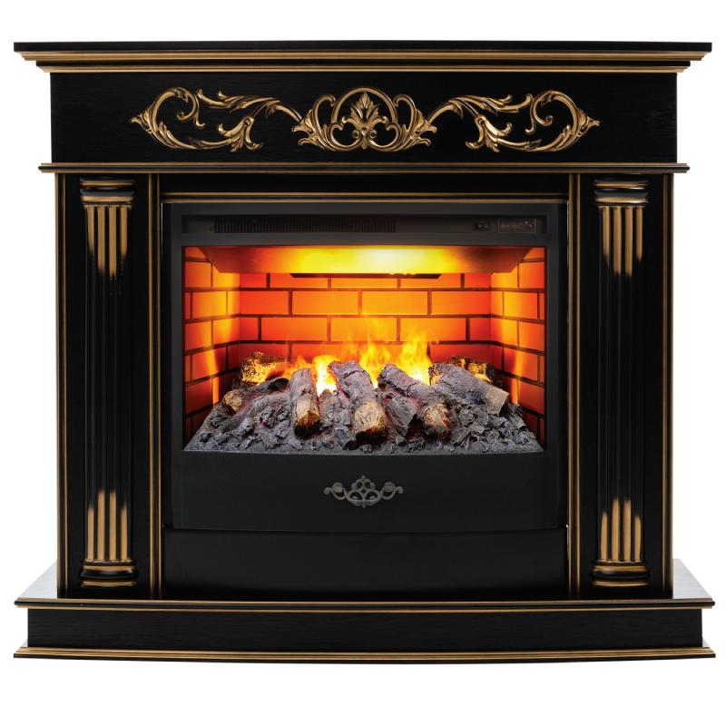 Изображение товара Каминокомплект Realflame Milano 25.5 DN с 3D очагом Firestar 25.5 и золотой патиной