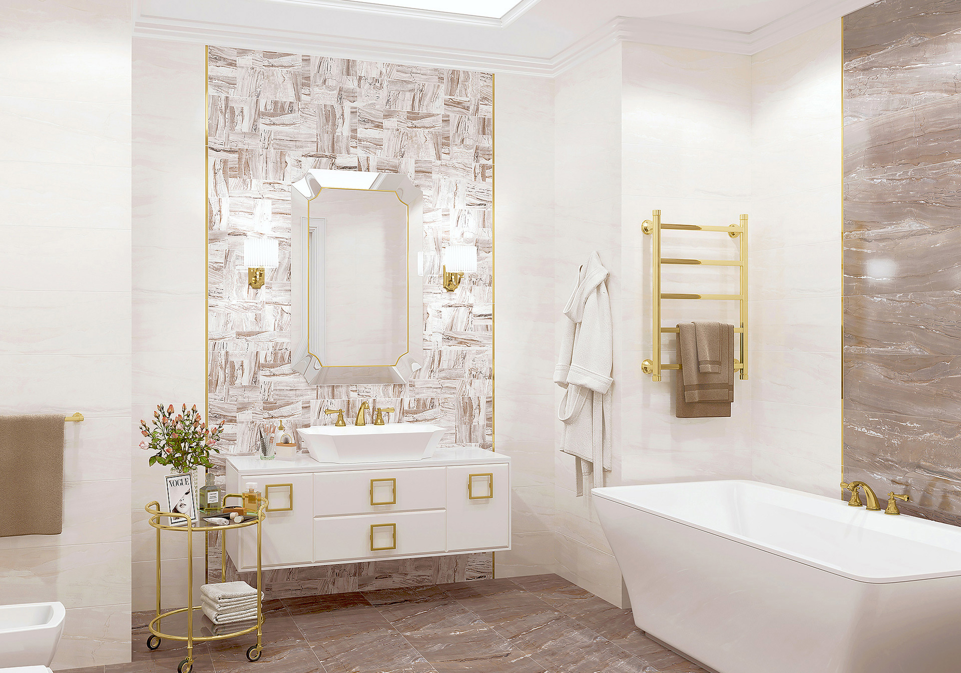 Изображение товара Керамогранит Delacora Boston dark FT4BOS21 41x41см 1.849 м² цвет коричневый, цена за упаковку