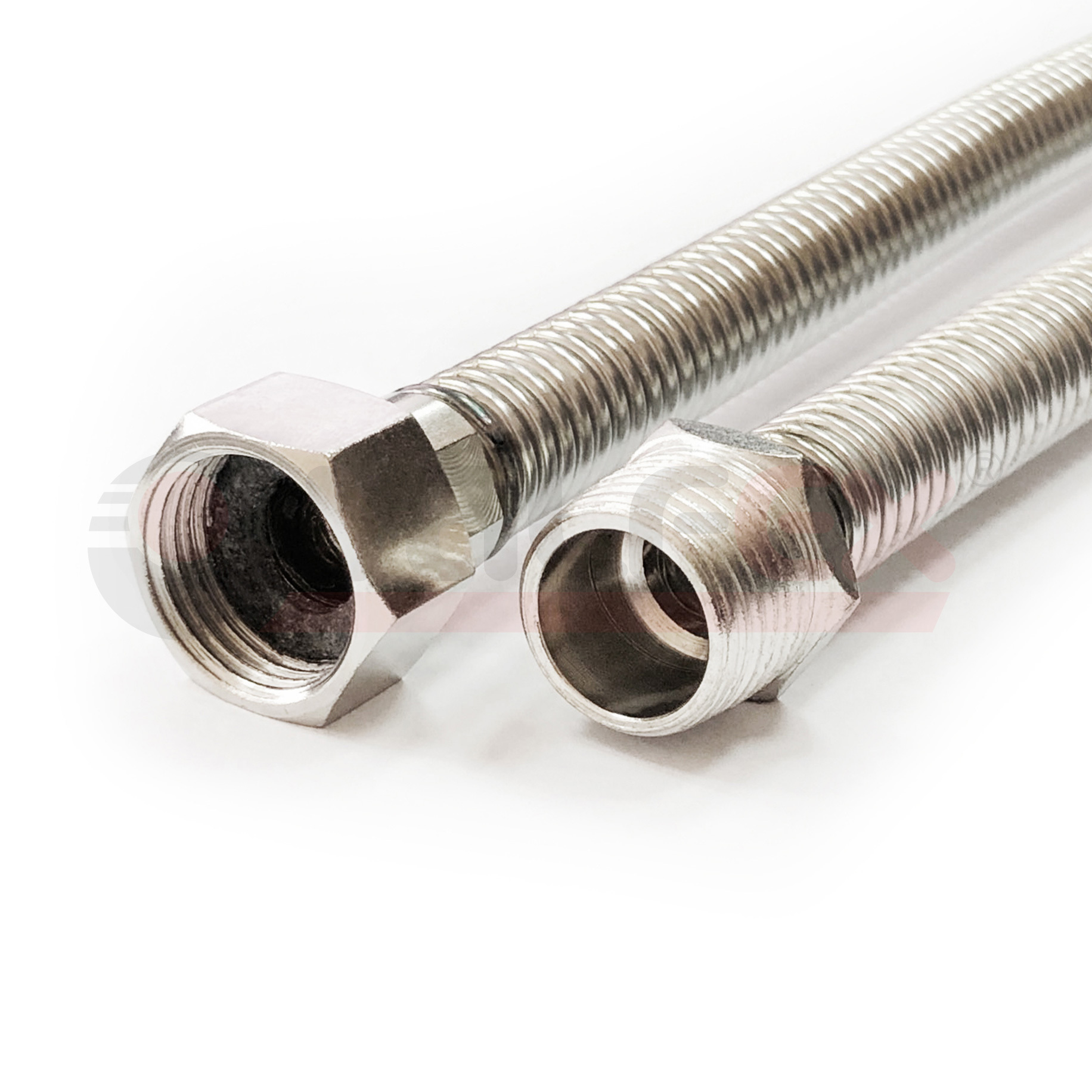 Изображение товара Гибкая подводка для газа Valfex 1/2" внутренняя-наружная резьба 0.3-5 м