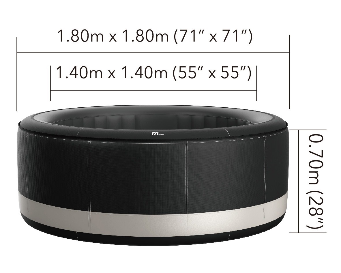 Изображение товара Спа-бассейн Mspa Camaro 180x70 см 700 л