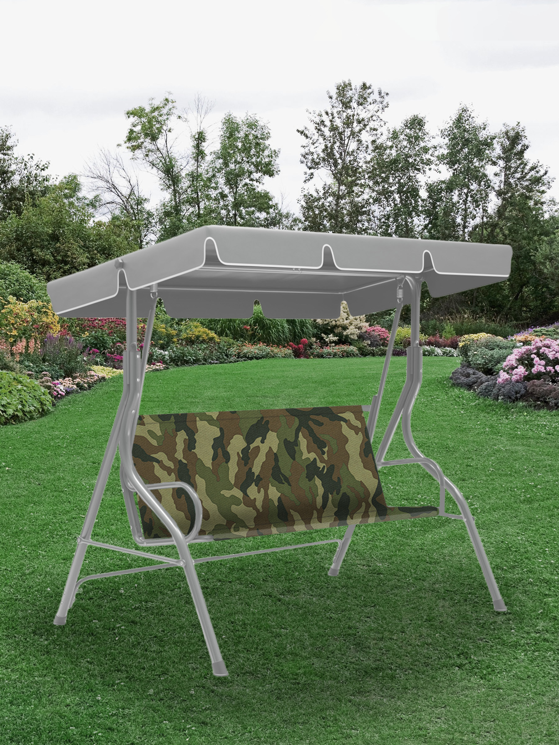 Изображение товара Сиденье для садовых качелей Tplus 1100x500 мм оксфорд 600 зеленый