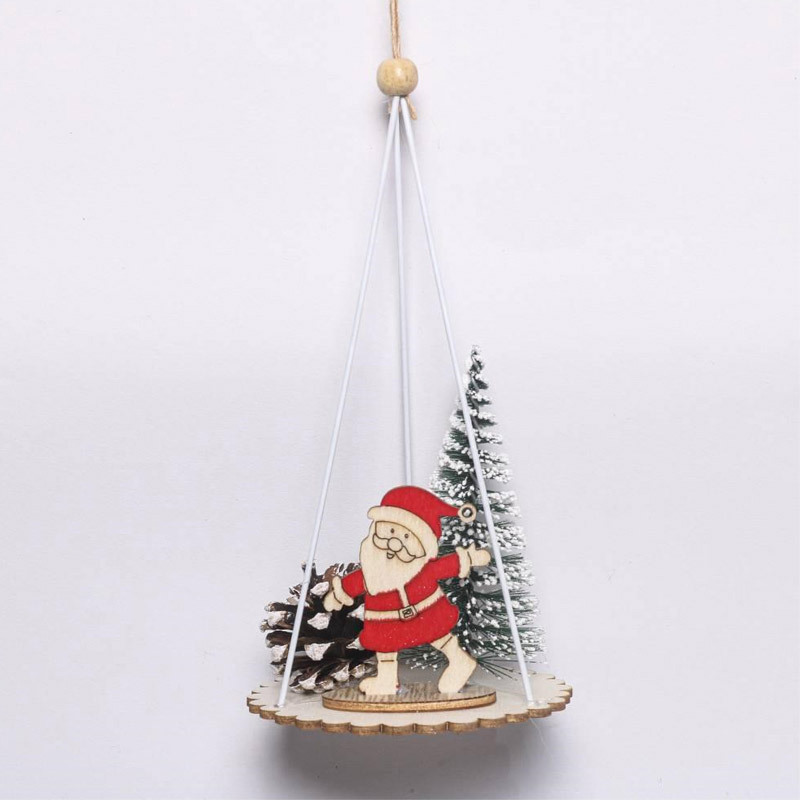 Изображение товара Декоративное украшение Санта в лесу SYMZPA-4423219 для новогоднего декора