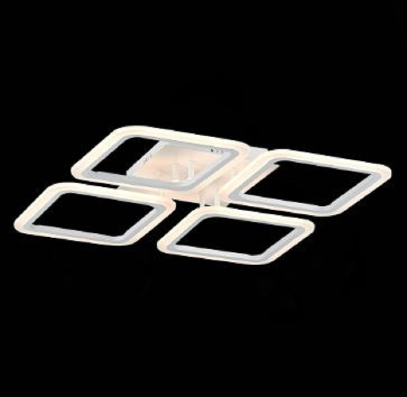 Изображение товара Люстра потолочная светодиодная Safilight 6011-4A 20 м² регулируемый цвет света RGB свет цвет серебряный