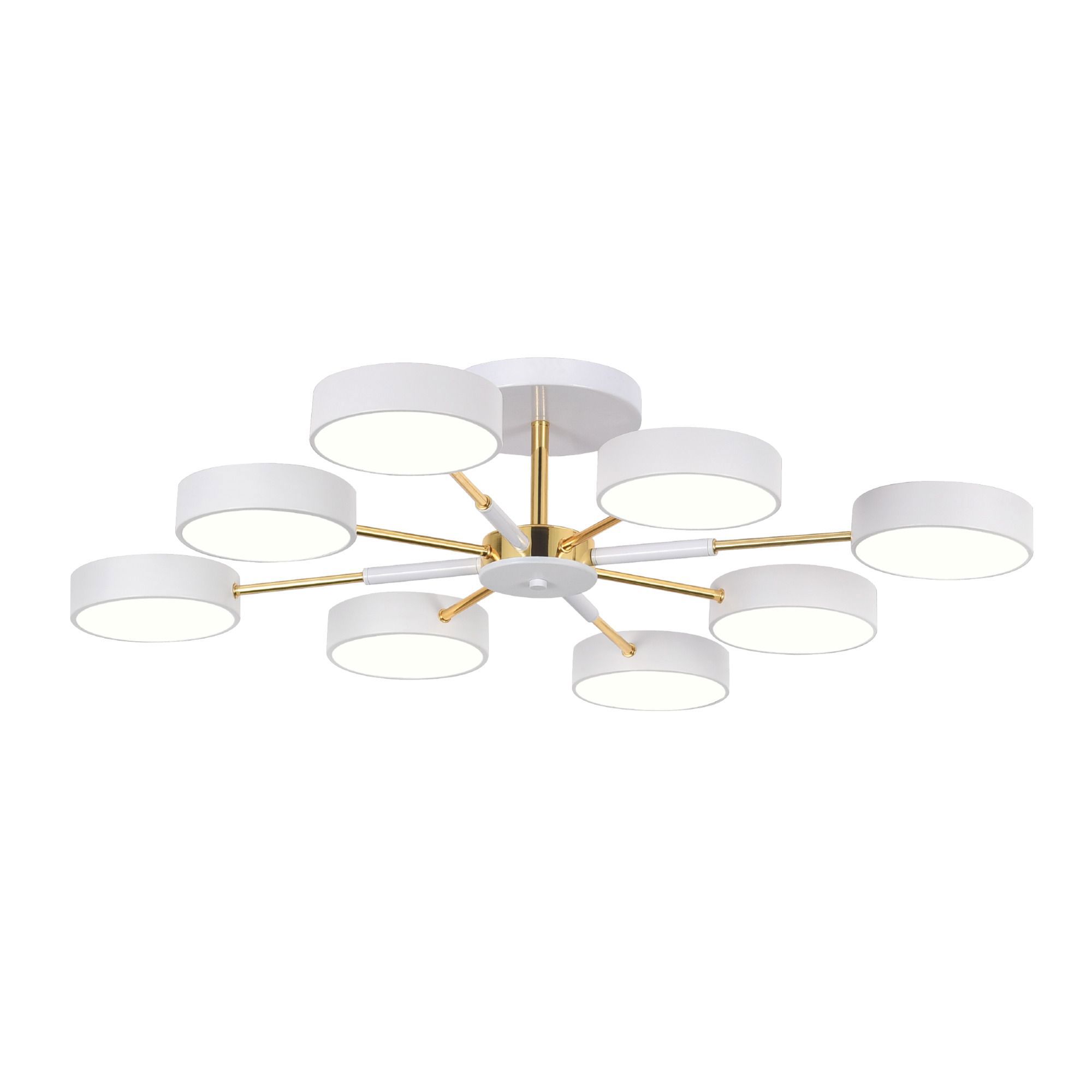 Изображение товара Люстра потолочная светодиодная Ritter Scandia 51629 с пультом управления 45 м² регулируемый белый свет цвет белый