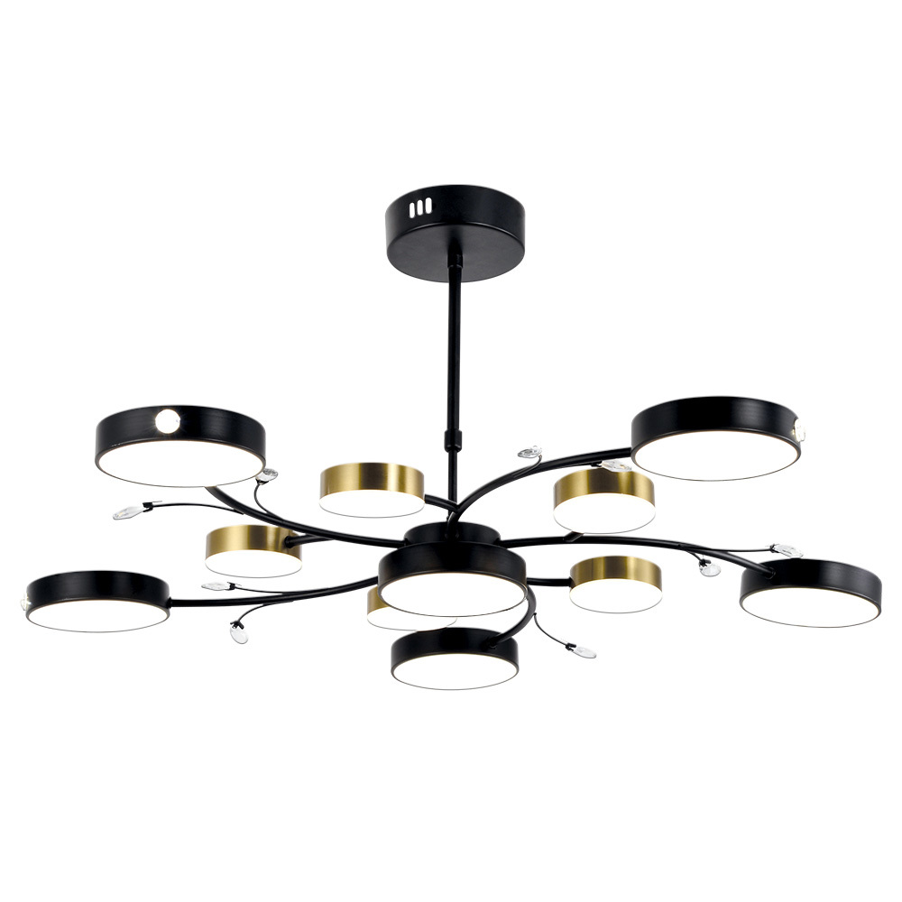 Изображение товара Люстра потолочная светодиодная Ritter Scandia 8 с пультом регулировка яркости 45 м2