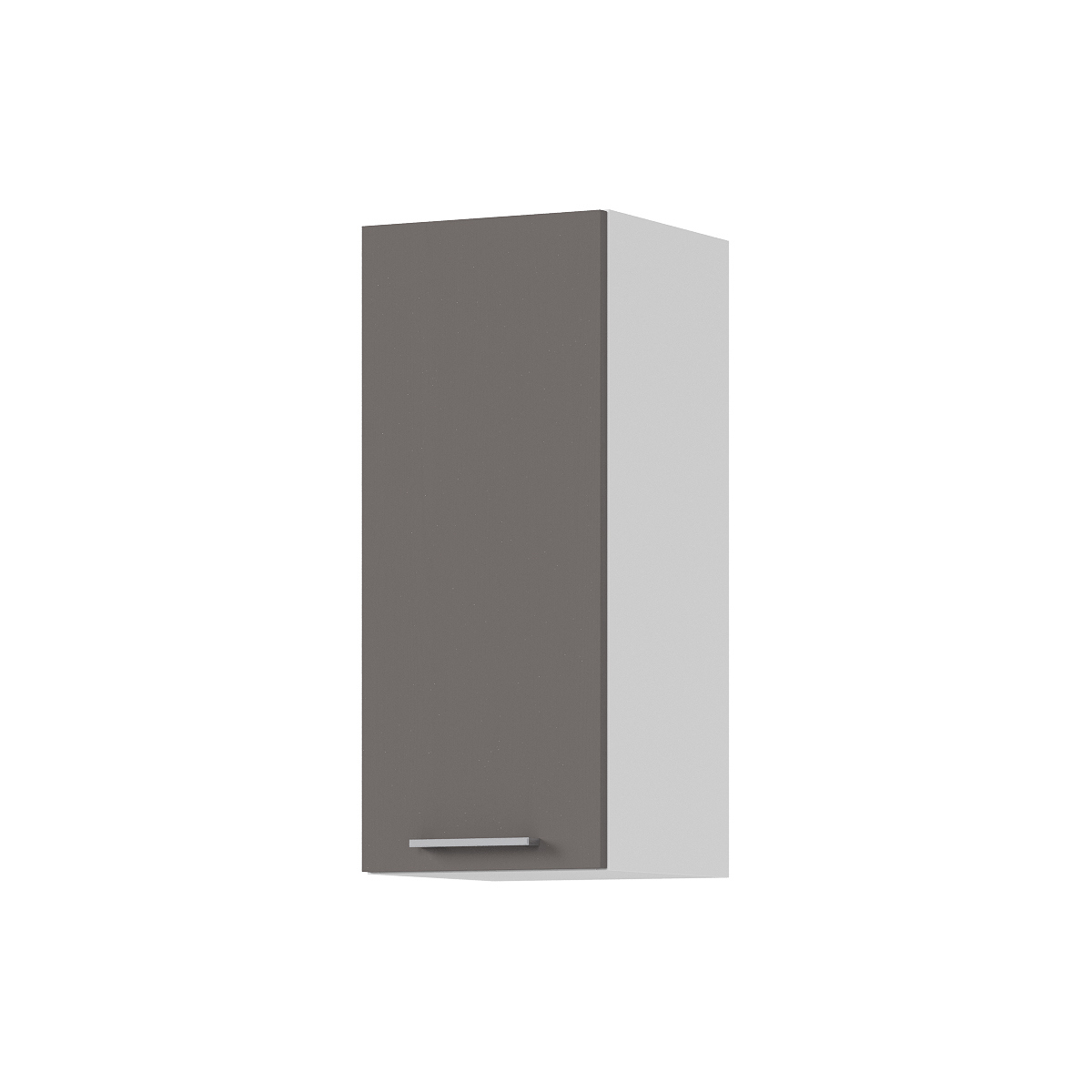 Изображение товара Навесной шкаф Стендмебель Катрин 30x71.6x31.4 см ЛДСП цвет белый/муссон