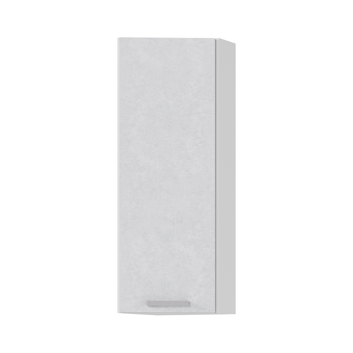 Изображение товара Навесной шкаф Стендмебель Бетоны 30x92x30 см ЛДСП цвет белый/бетон снежный