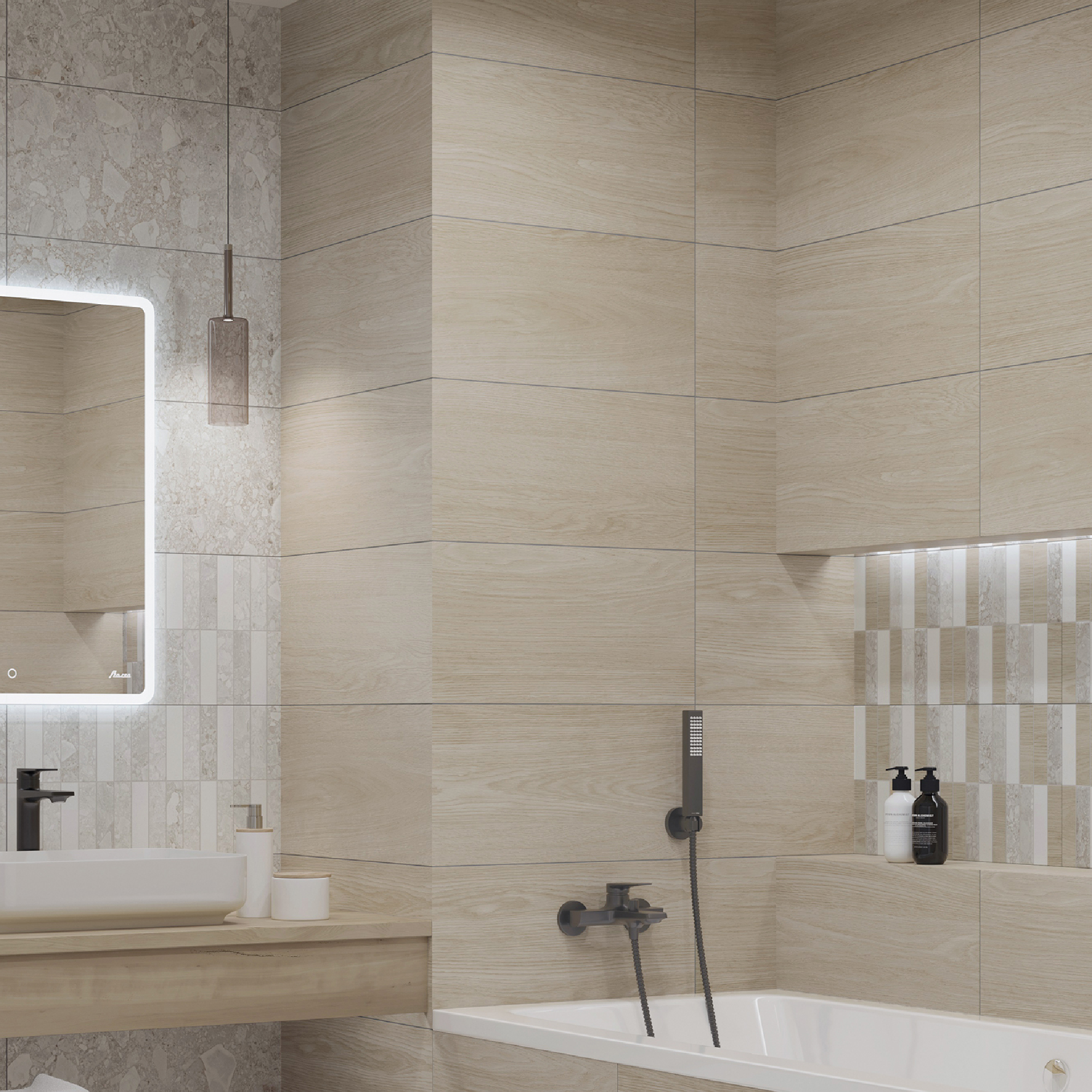 Изображение товара Керамогранит LB Ceramics Спектр 30x60,3 см матовый натуральный ремонтплитка