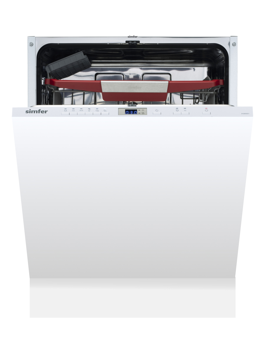 Изображение товара Встраиваемая посудомоечная машина Simfer DGB6601 серого цвета 12 комплектов