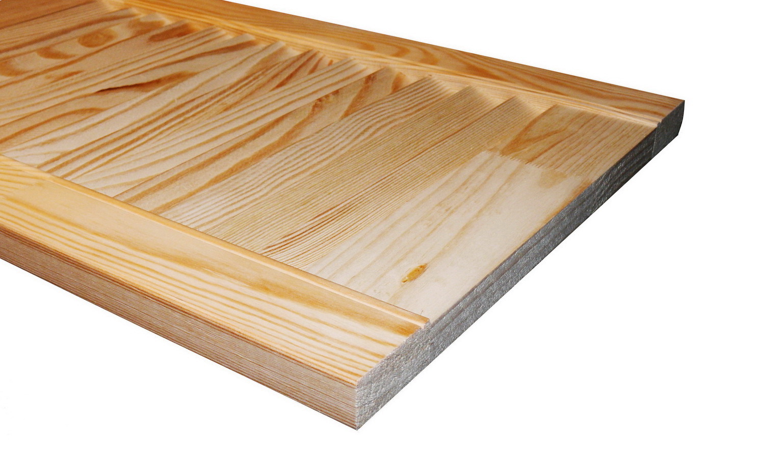 Изображение товара Жалюзийная дверь Леспроф 1205х394х20 мм сосна категория Экстра натуральное дерево