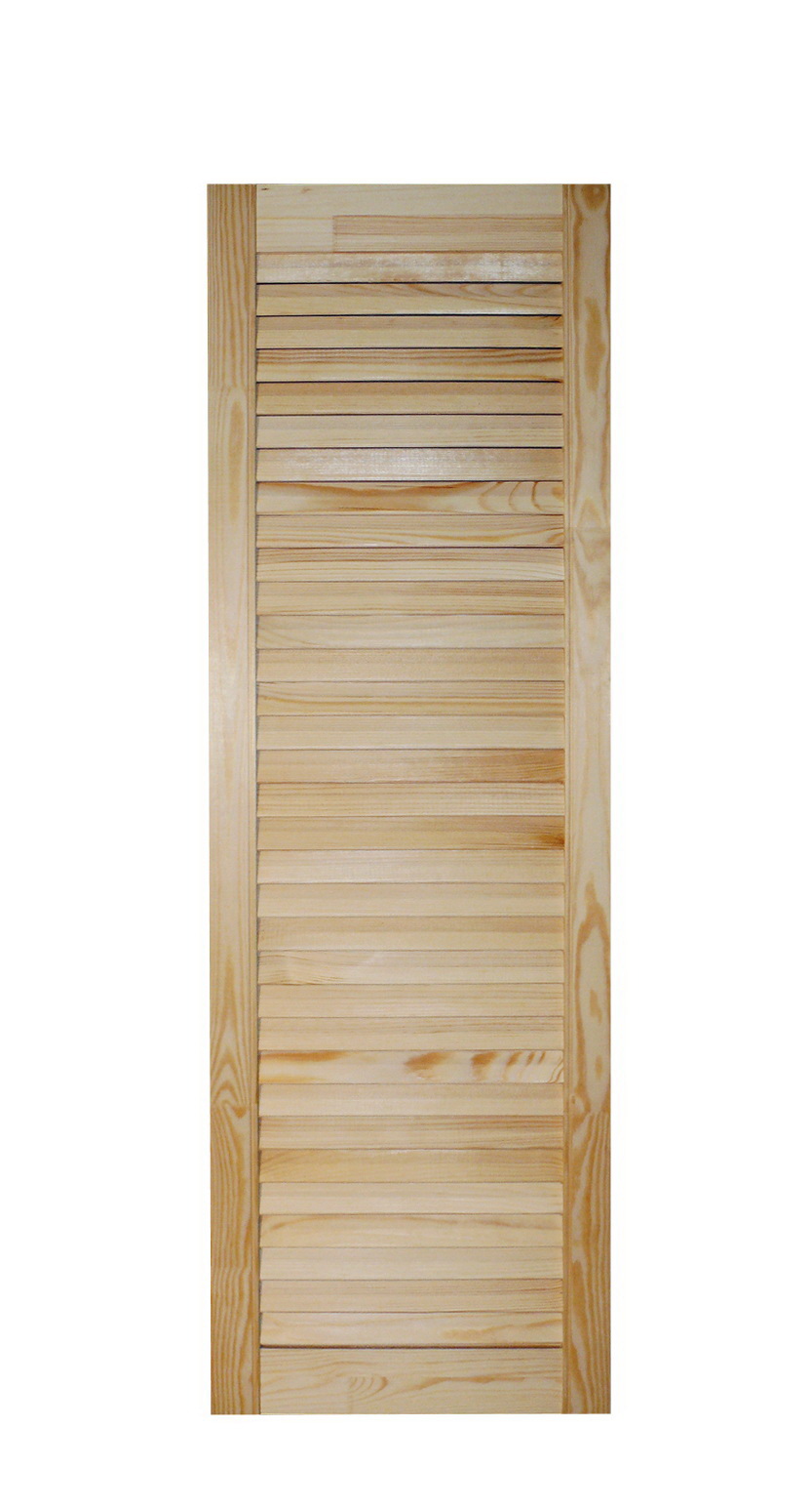 Изображение товара Жалюзийная дверь Леспроф 1015x344x20 мм сосна сорт Экстра