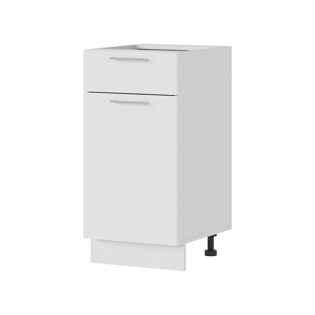 Изображение товара Напольный шкаф Стендмебель Катрин ШН1Я 400 Белый/Софт вайт