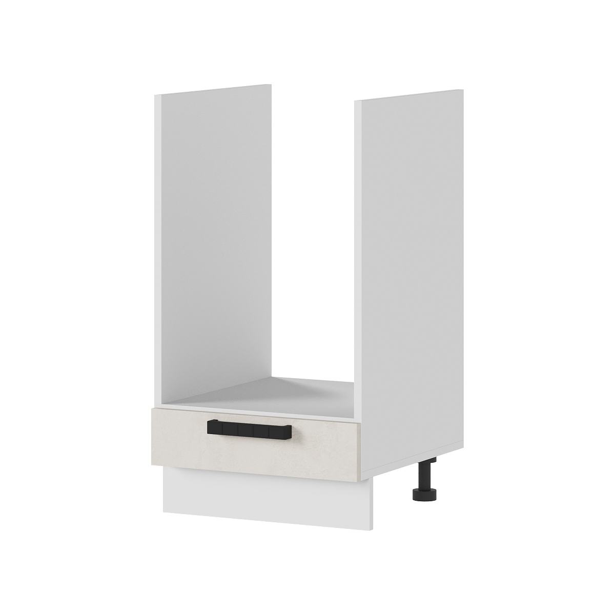 Изображение товара Напольный шкаф для кухни Пасаденна 45x81.6x46 см белый/шелковый камень