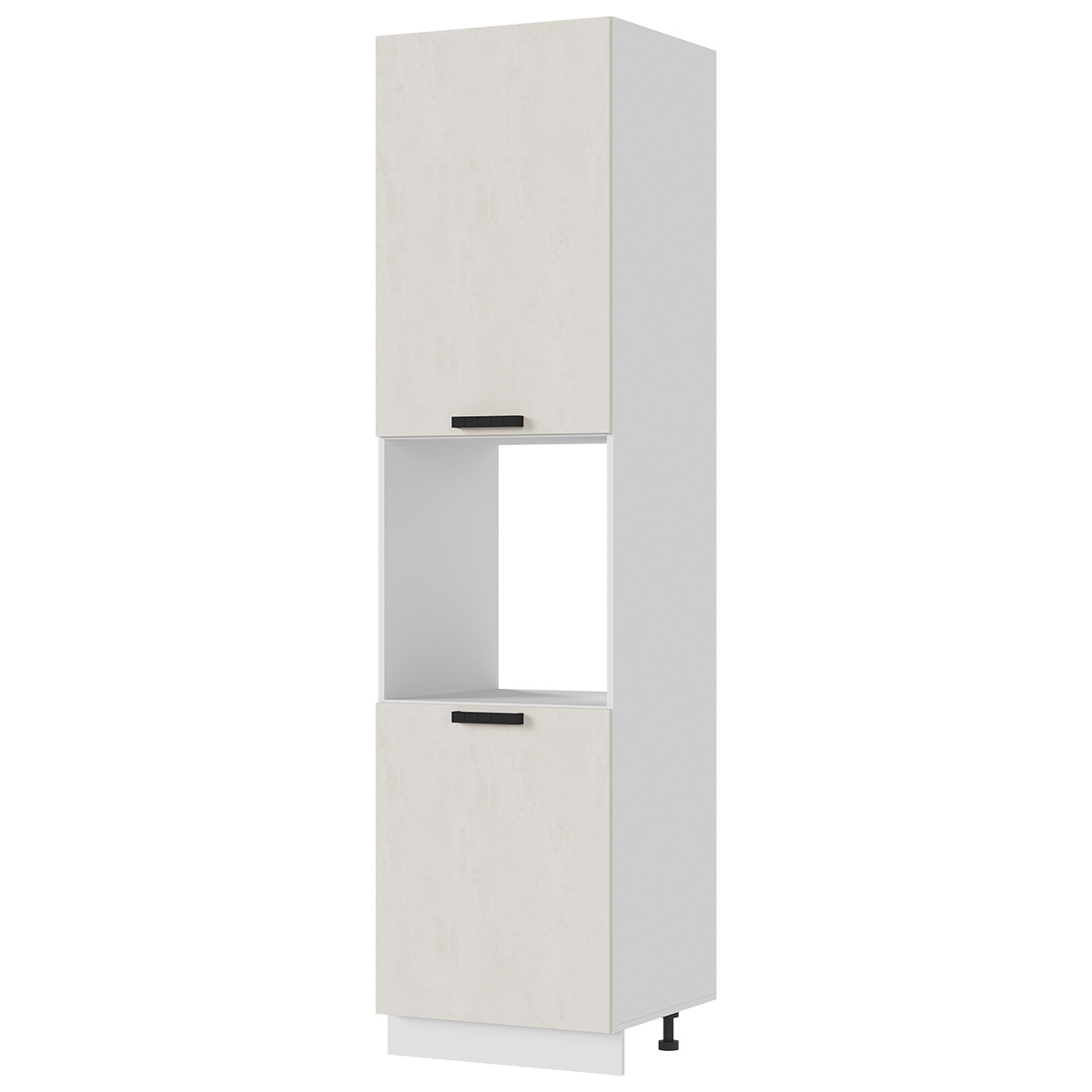 Изображение товара Кухонный шкаф-пенал Пасаденна 60x234x56 см белый шелковый камень Италия