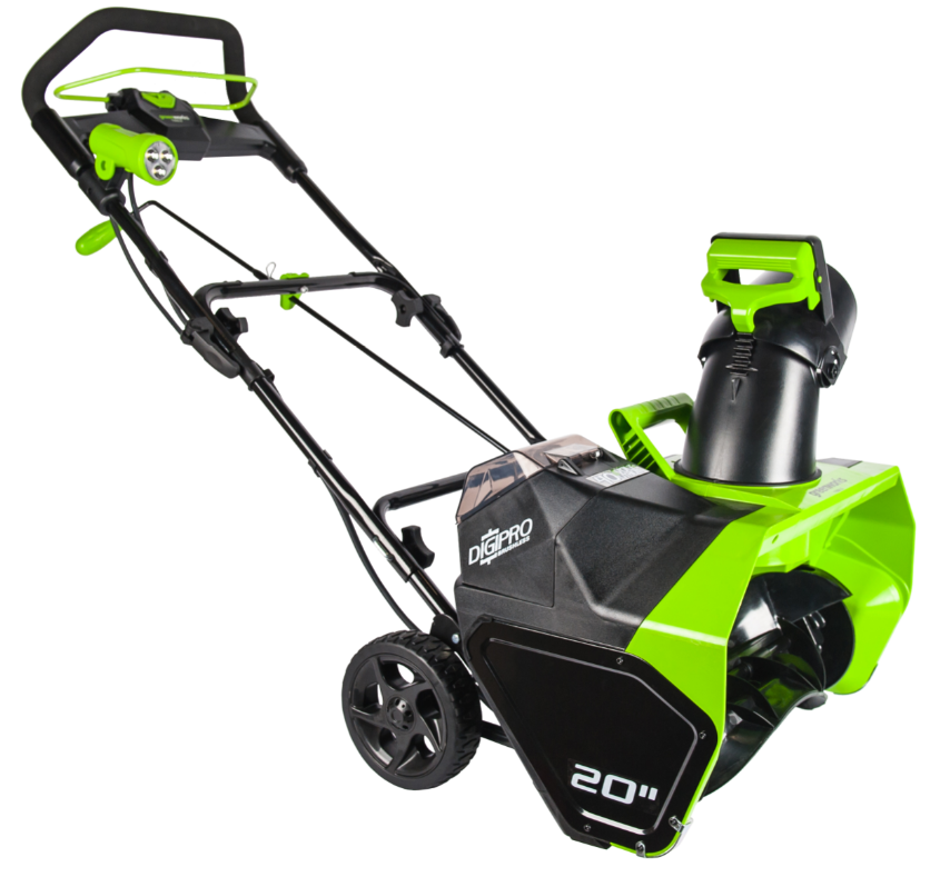 Изображение товара Аккумуляторный снегоуборщик Greenworks GD40SB 51 см 40 В с поворотом выброса