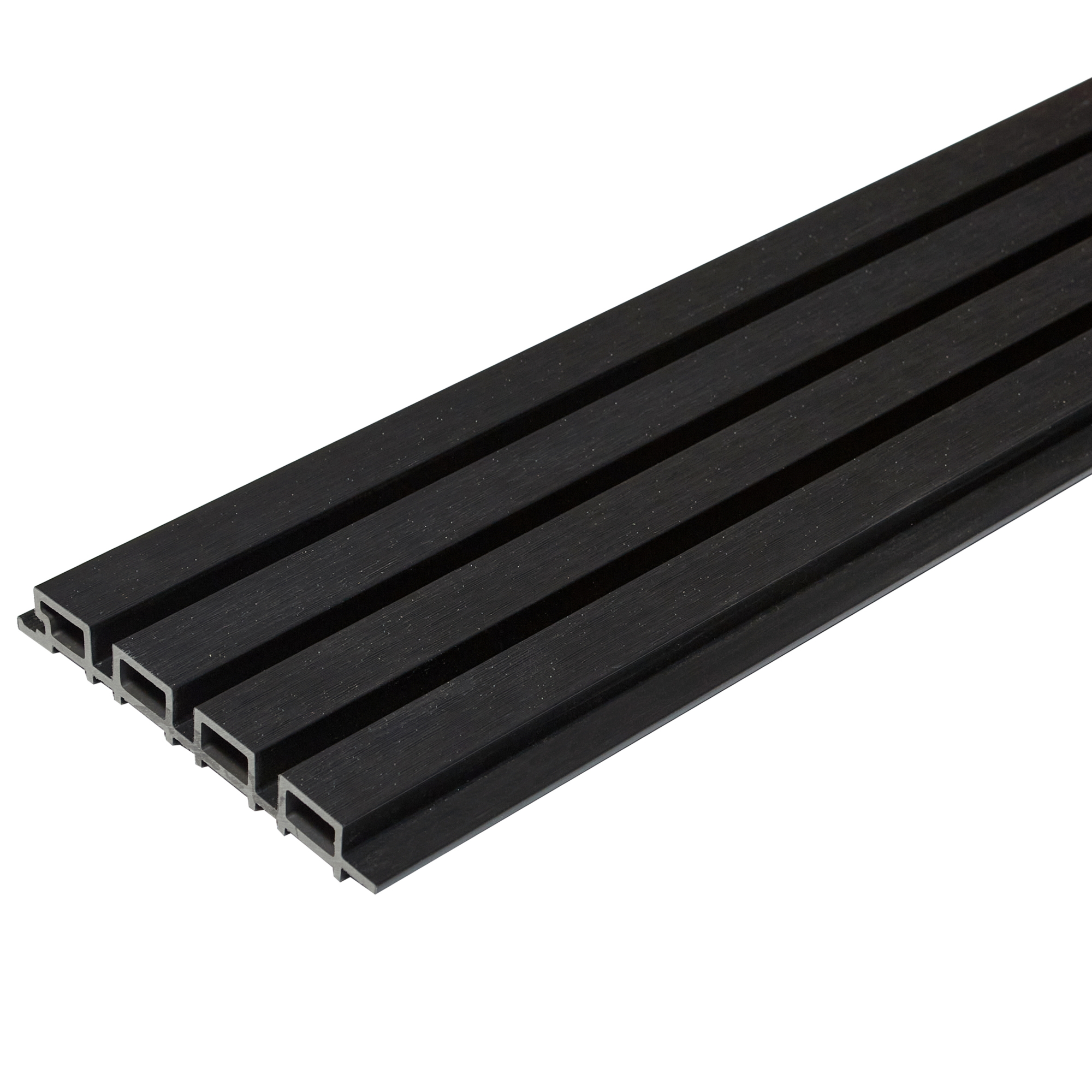 Изображение товара 3D панель пластиковая Wall Blackwood черная 21.9x300 см