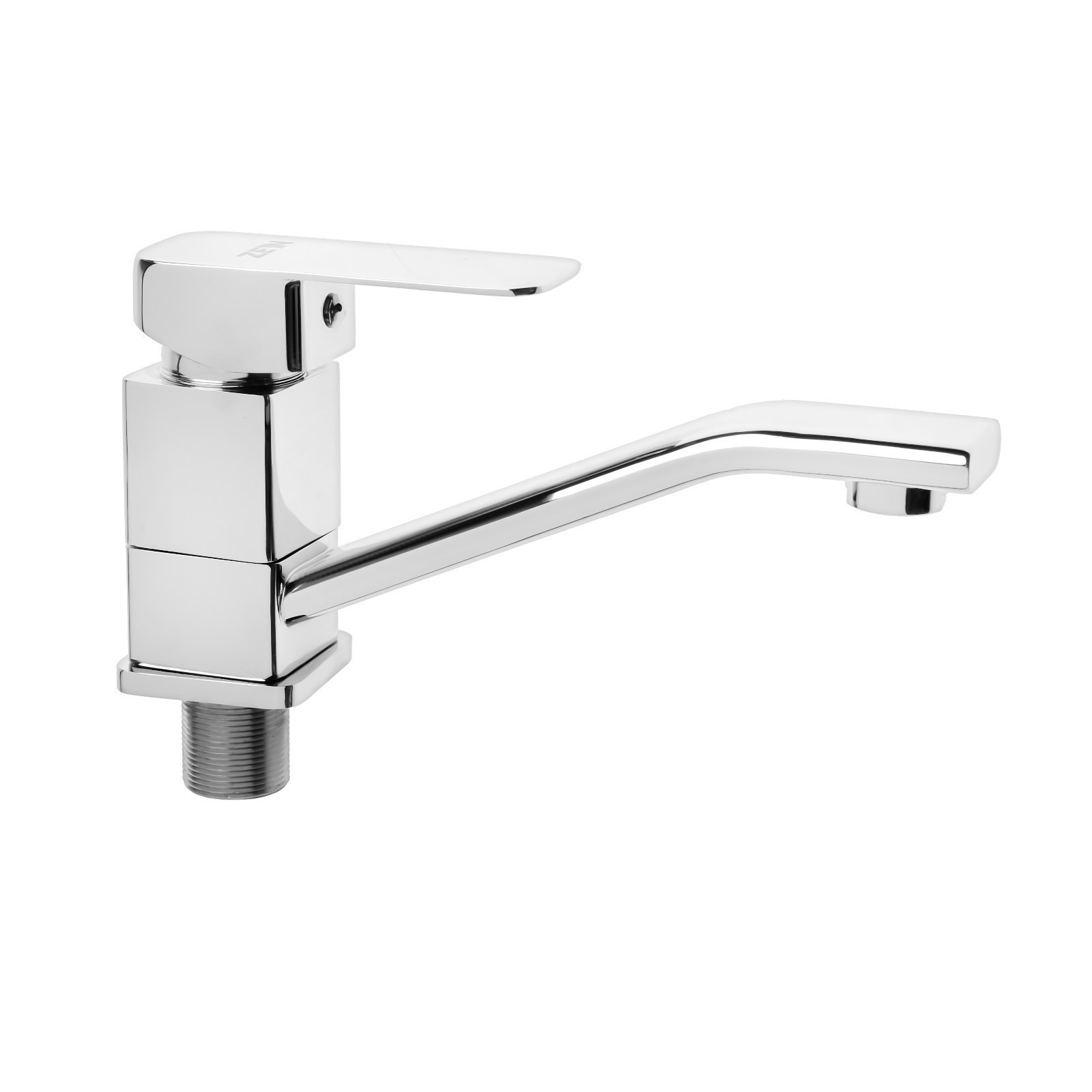 Изображение товара Смеситель для кухни ZEIN Z2482 однорычажный высота 6 см хром современный дизайн