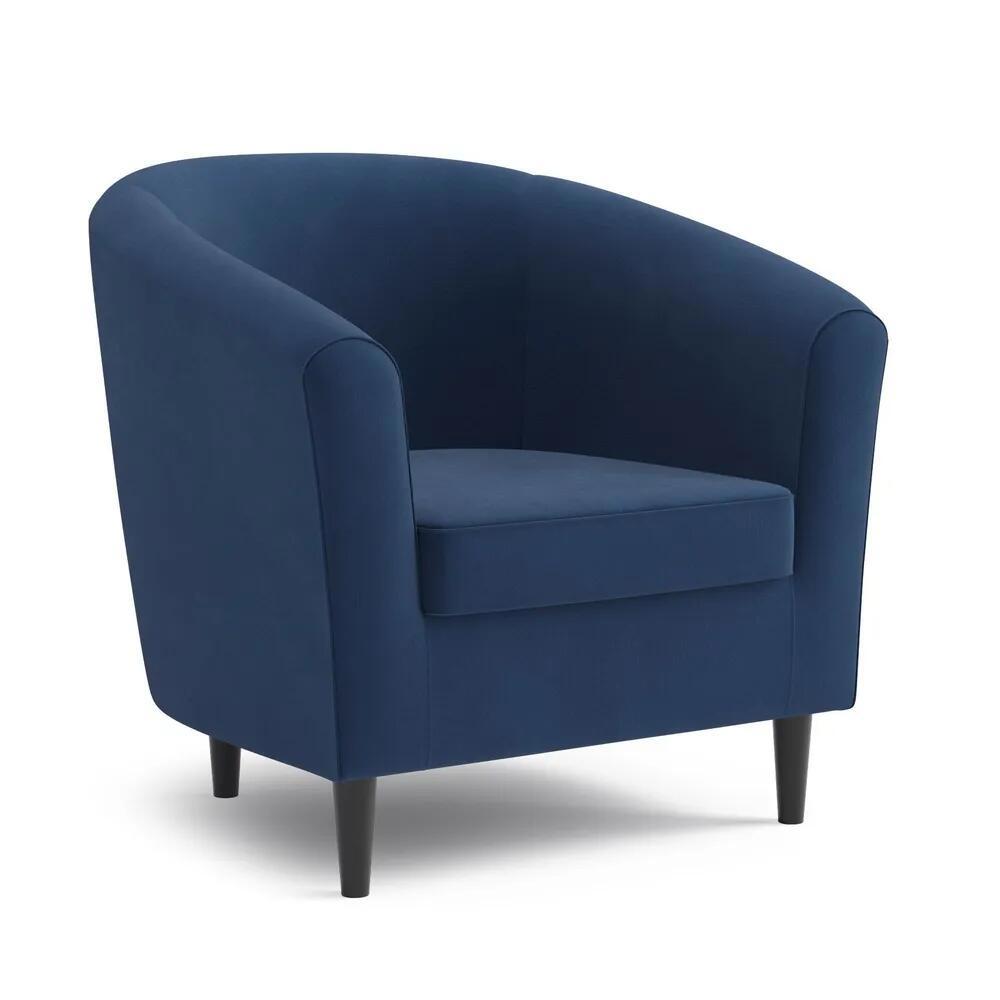 Изображение товара Кресло Salotti Веста 79x121x69 см ткань цвет синий